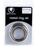 Conjunto de anillos de metal Spartacus: placer de ajuste personalizado 🌟
