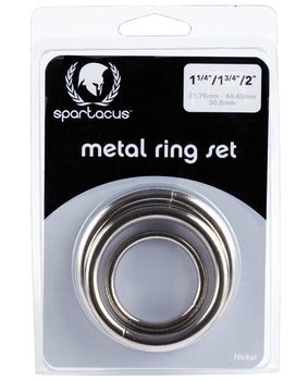Conjunto de anillos de metal Spartacus: placer de ajuste personalizado 🌟 - Featured Product Image
