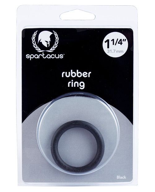 Spartacus 1.25" Rubber Cock Ring: Prolong Pleasure & Boost Confidence - featured product image.