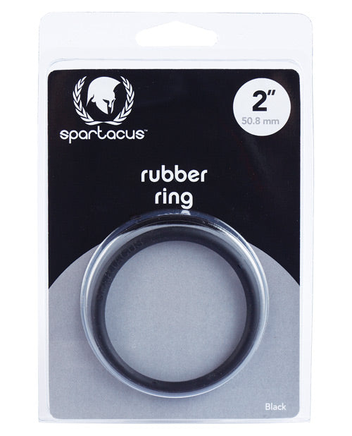 Spartacus 2" Rubber Cock Ring: Extended Pleasure & Comfort - featured product image.
