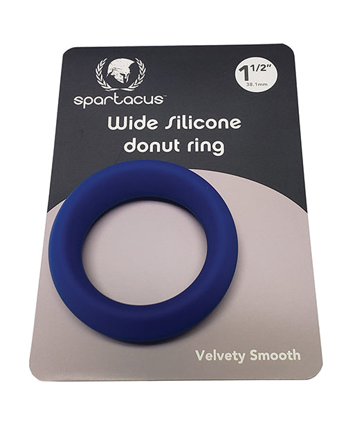 Anillo de donut de silicona azul Spartacus - Mejora las erecciones - featured product image.