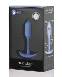 b-Vibe Weighted Snug Plug 1 - Comodidad y plenitud de lujo