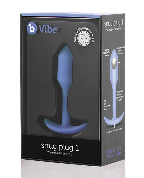 b-Vibe Weighted Snug Plug 1 - Luxurious Comfort & Fullness - featured product image.