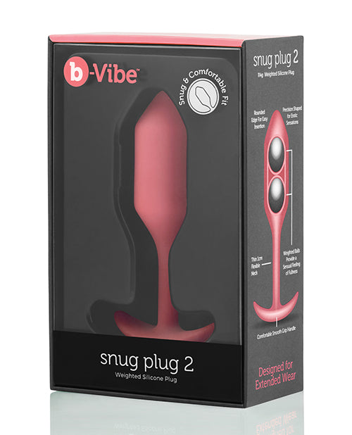 b-Vibe Weighted Snug Plug 2: máximo placer anal - featured product image.