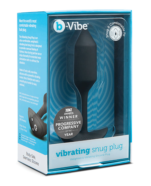 b-Vibe Vibrating Weighted Snug Plug XL - featured product image.