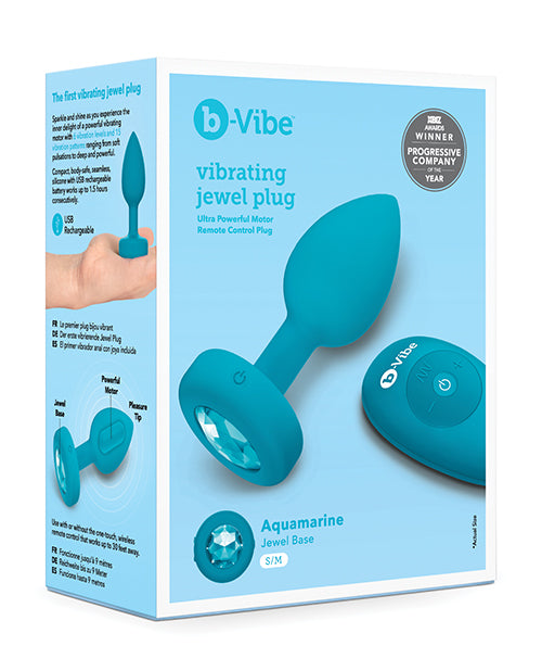 B-vibe Vibrating Jewels: Remote Control Pleasure Gem - featured product image.