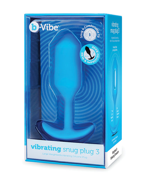 B-Vibe Vibrating Snug Plug 5: Unmatched Anal Pleasure Product Image.