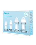 Set de dilatadores anales b-Vibe Glass: un viaje de descubrimiento sensual