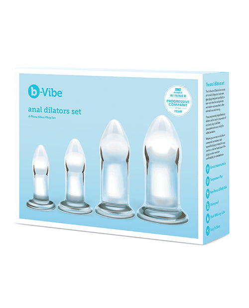 Set de dilatadores anales b-Vibe Glass: un viaje de descubrimiento sensual - featured product image.