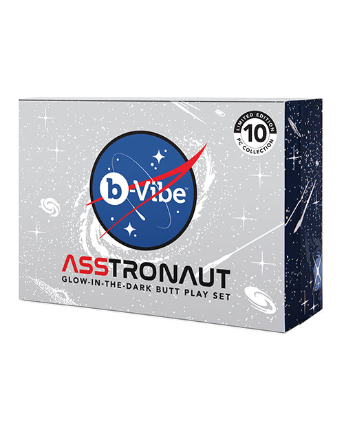 b-Vibe Glow-in-the-Dark Butt Play Set: ASStronaut Edition - featured product image.