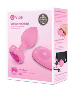 b-Vibe Vibrating Heart Plug: Opulent Anal Elegance
