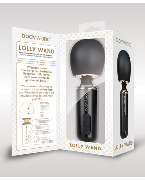 Bodywand Lolly Wand - 黑色：強大、多功能、可充電按摩器 - featured product image.