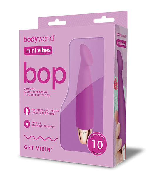 Bodywand Mini Vibes Bop: Vibrador de placer de punto G de precisión - featured product image.