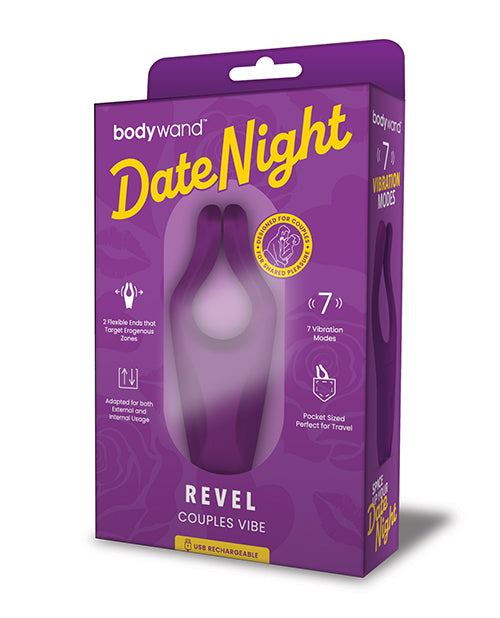 Vibración para parejas Bodywand Date Night Revel 💜 - featured product image.