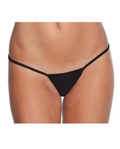 Coquette Black Lycra G-String