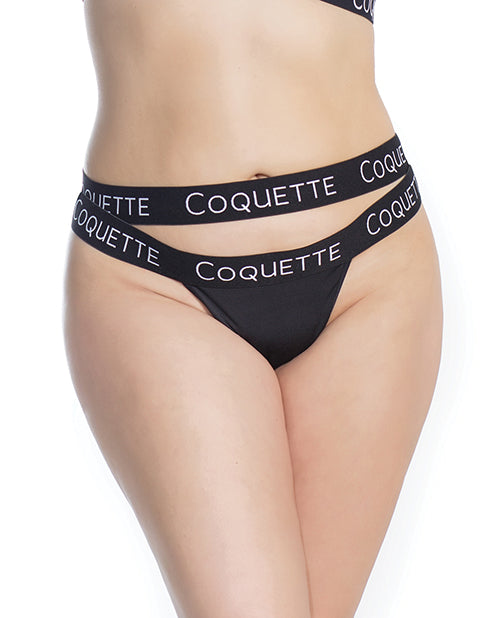 Coquette Fine Lace Back XL Panty - featured product image.