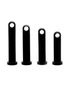 CB-X® Black Cock Cage Locking Pins 4-Pack: Ultimate Chastity Play Upgrade - Featured Product Image