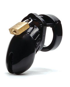 CB-6000S® 2 1/2" Black Cock Cage: The Perfect Fusion of Elegance and Control