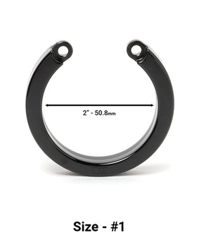 CB-XÂ® Cock Cage U-Ring #1 - Black: The Ultimate Chastity Device Upgrade - Featured Product Image