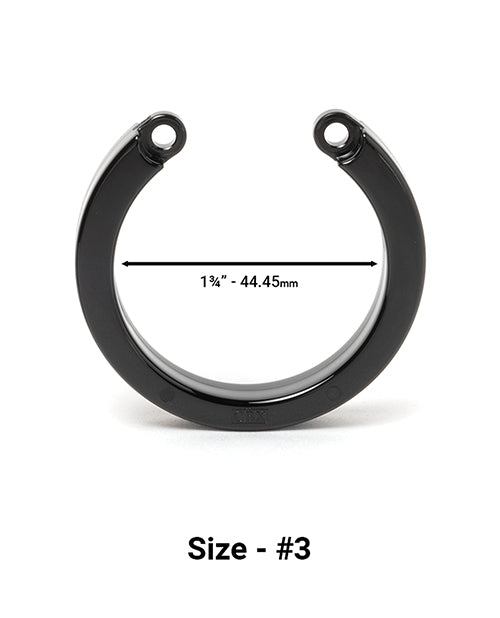 Shop for the CB-XÂ® Cock Cage U-Ring #3 - Black: Perfect Fit & Security at My Ruby Lips