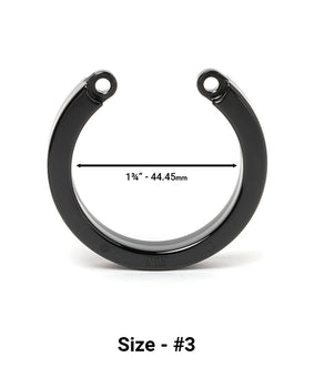 CB-XÂ® Cock Cage U-Ring #3 - Black: Perfect Fit & Security - Featured Product Image