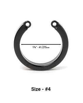 CB-XÂ® Cock Cage U-Ring #4 - Black: Ultimate Comfort & Compatibility - Featured Product Image