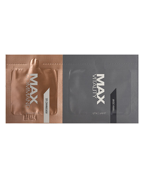 Shop for the Max Command & Vitality Duo Foil Pack - 24 x 1.5 ml: Ultimate Sexual Enhancement at My Ruby Lips