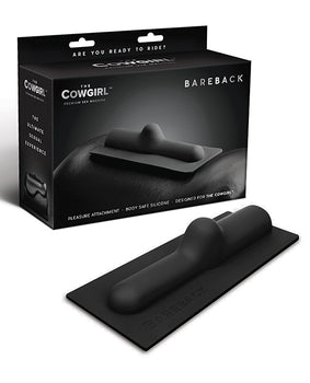 Accesorio de silicona Cowgirl Bareback - Negro: máximo placer sin penetración - Featured Product Image