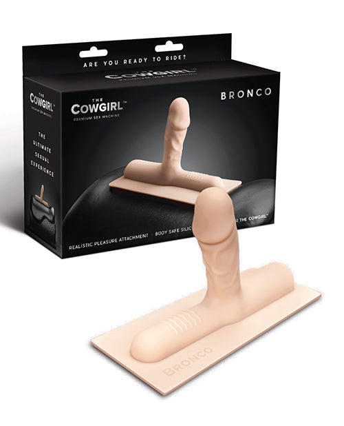 Cowgirl Bronco Silicone Attachment in Chocolate - featured product image.