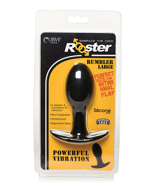 Shop for the Curve Novelties Rooster Rumbler: Powerful Vibrating Anal Plug 🐓 at My Ruby Lips