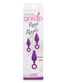 Curve Novelties Gossip Rump Ringers: Anillos de placer mejorados - Featured Product Image