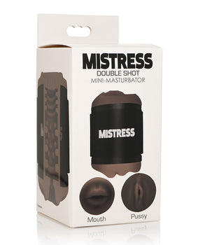 Curve Novelties Mistress Mini Double Stroker: boca y coño realistas - Featured Product Image