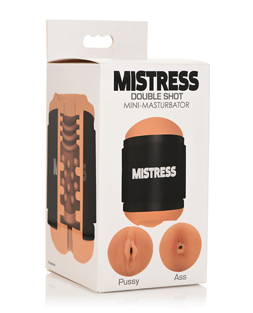 Curve Novelties Mistress Mini Double Stroker: Realistic Dual Pleasure 💫 Product Image.