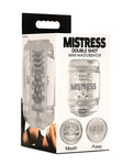 Curve Toys Mistress Double Shot Mini Masturbador - Transparente