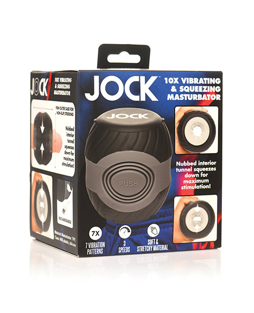 Curve Toys Jock 10x Vibrating Double Masturbator: The Ultimate Indulgence in Pleasure Product Image.