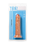 Curve Toys Thinz 7" Uncut Dildo - Realistic, Versatile, Comfortable