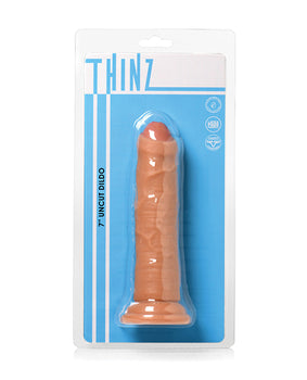 Curve Toys Thinz Consolador sin cortar de 7" - Realista, versátil y cómodo - Featured Product Image
