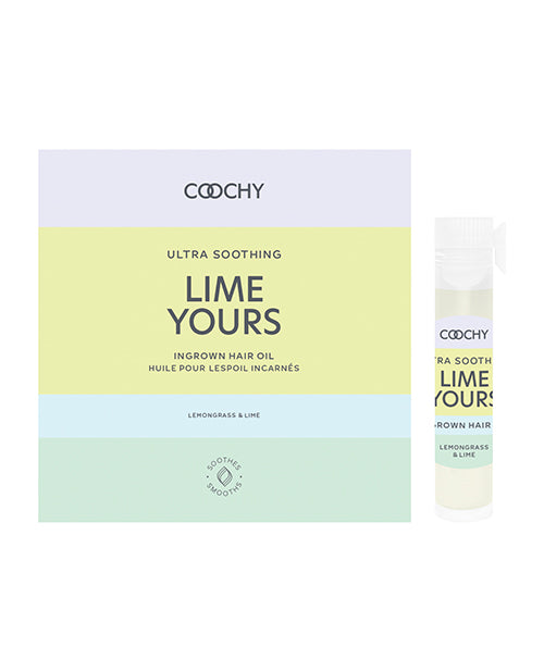 COOCHY LIME YOURS Ingrown Hair Relief Oil - Ultimate Soothing Solution Product Image.