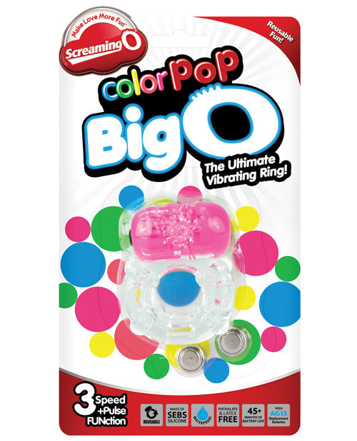 El potenciador del placer definitivo: Big O ColourPop Cock Ring - featured product image.