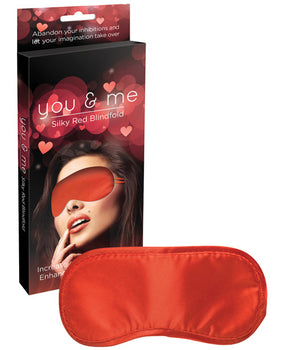 Silky Red Blindfold: Heightened Intimacy & Sensory Discovery - Featured Product Image