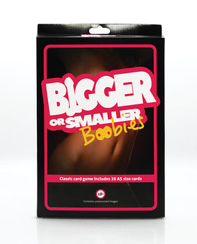 Bigger or Smaller Boobs Card Game - Featured Product Image
