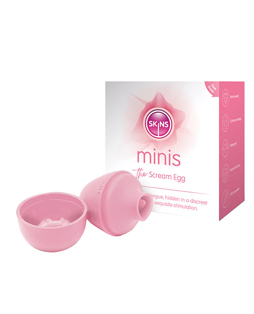 Skins Minis The Scream Egg: 10 Settings, Sleek Design, Easy Control - Pink - featured product image.