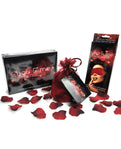 You & Me Intimate Bundle: Game, Blindfold & Petals