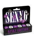 Juego sexy de 6 dados: Edición Kinky