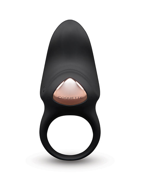 Coquette After Party Couples Ring - Black/Rose Gold: Intensify Your Connection Product Image.
