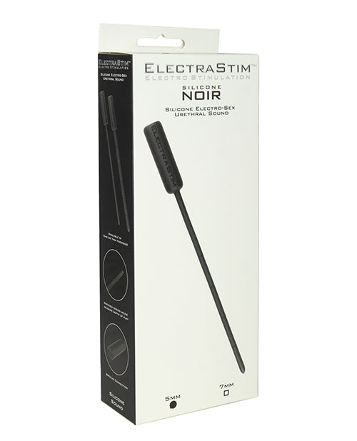 Electrastim Silicone Noir Electro sonido flexible - 5 mm: un viaje hacia las sensaciones - featured product image.