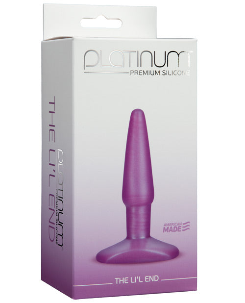 Doc Johnson Platinum Silicone The Lil' End - Hypo-allergenic, Firm & Flexible - featured product image.