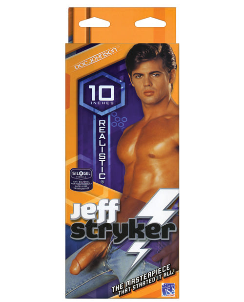 Shop for the Jeff Stryker 10" Realistic Cock - Flesh: Ultimate Lifelike Pleasure at My Ruby Lips