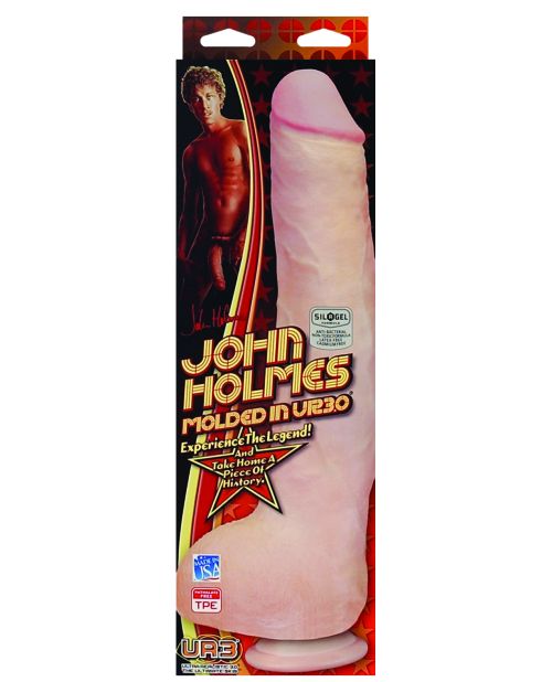 Indulge in Ecstasy with the John Holmes 9.5" Realistic ULTRASKYN Dildo with Suction Cup - featured product image.