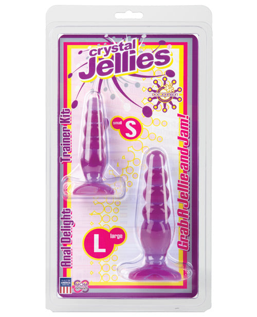 Kit de entrenamiento Anal Delight de Crystal Jellies: la felicidad del principiante 🍑 - featured product image.